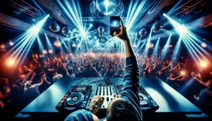 Dj taking a picture