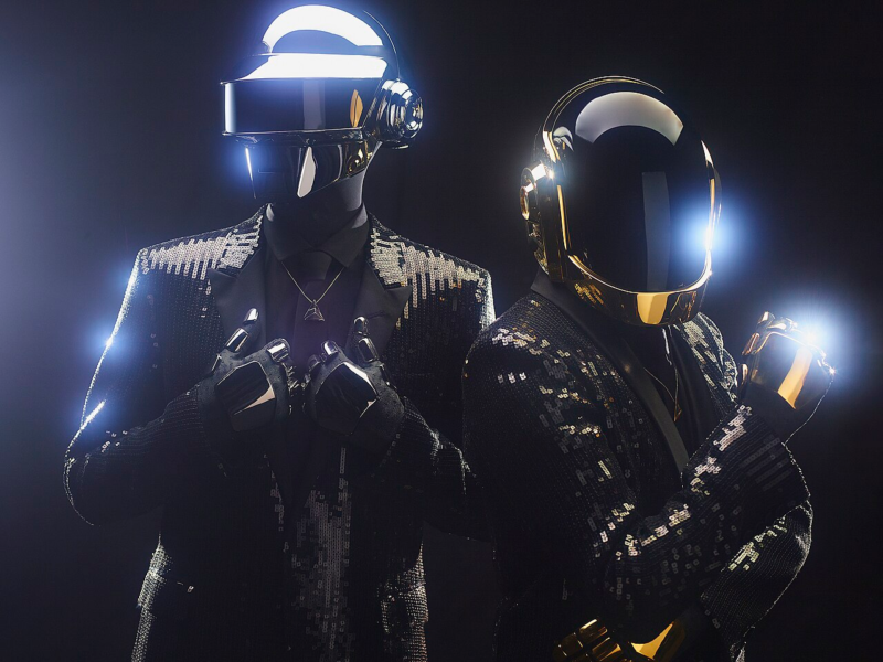 Daft Punk performing live in 2013
