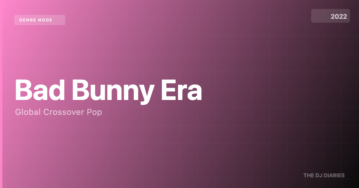 Bad Bunny Era — Global Crossover Pop