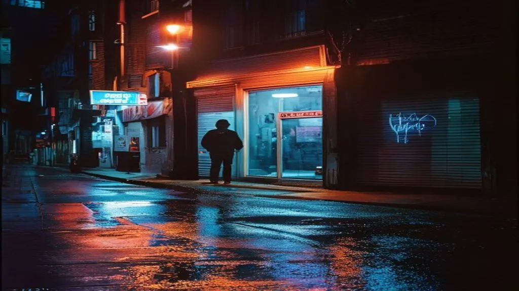 UK garage london night urban