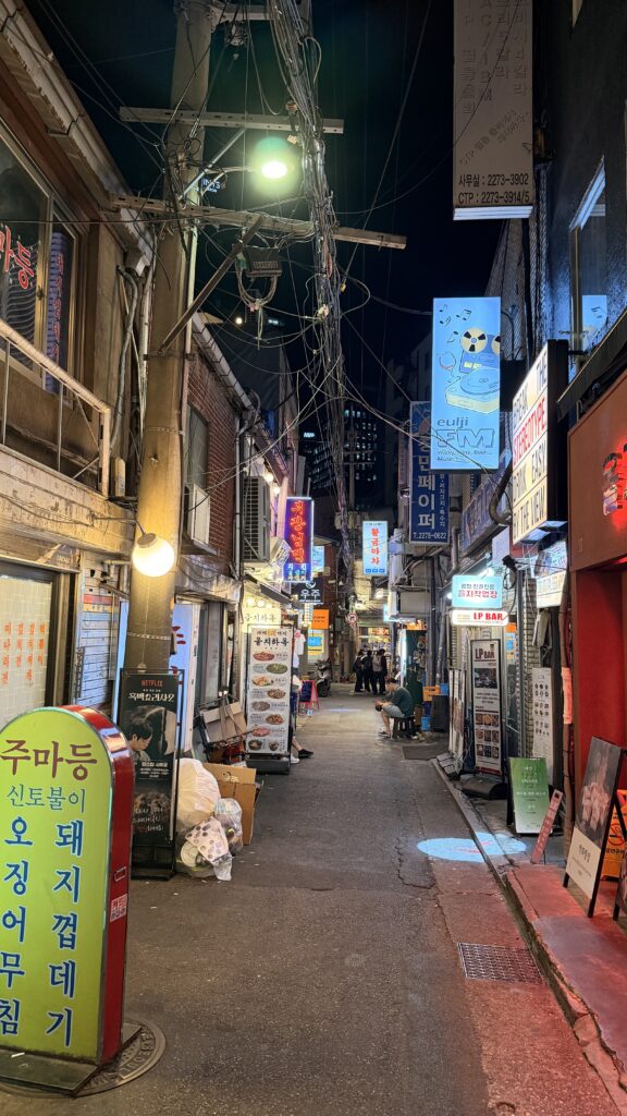 Euljiro at night