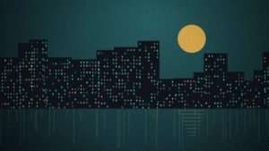 Stylized illustration for: Asias Electronic Music Scenes: Seoul, Tokyo, Shanghai, Bangkok