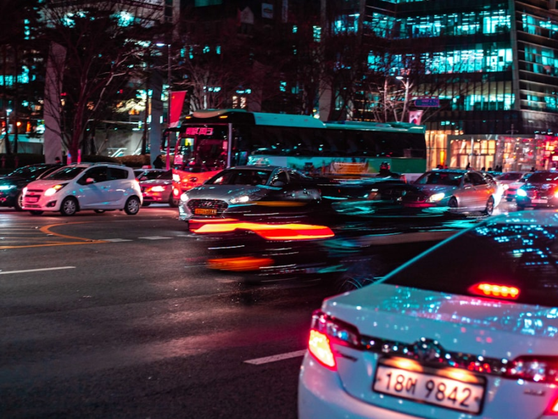 Gangnam at night — night scene photograph