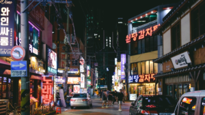 Haebangchon: Seoul's Neighbourhood That Never Fully Slept — night scene photograph