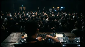 Hands on the mixer