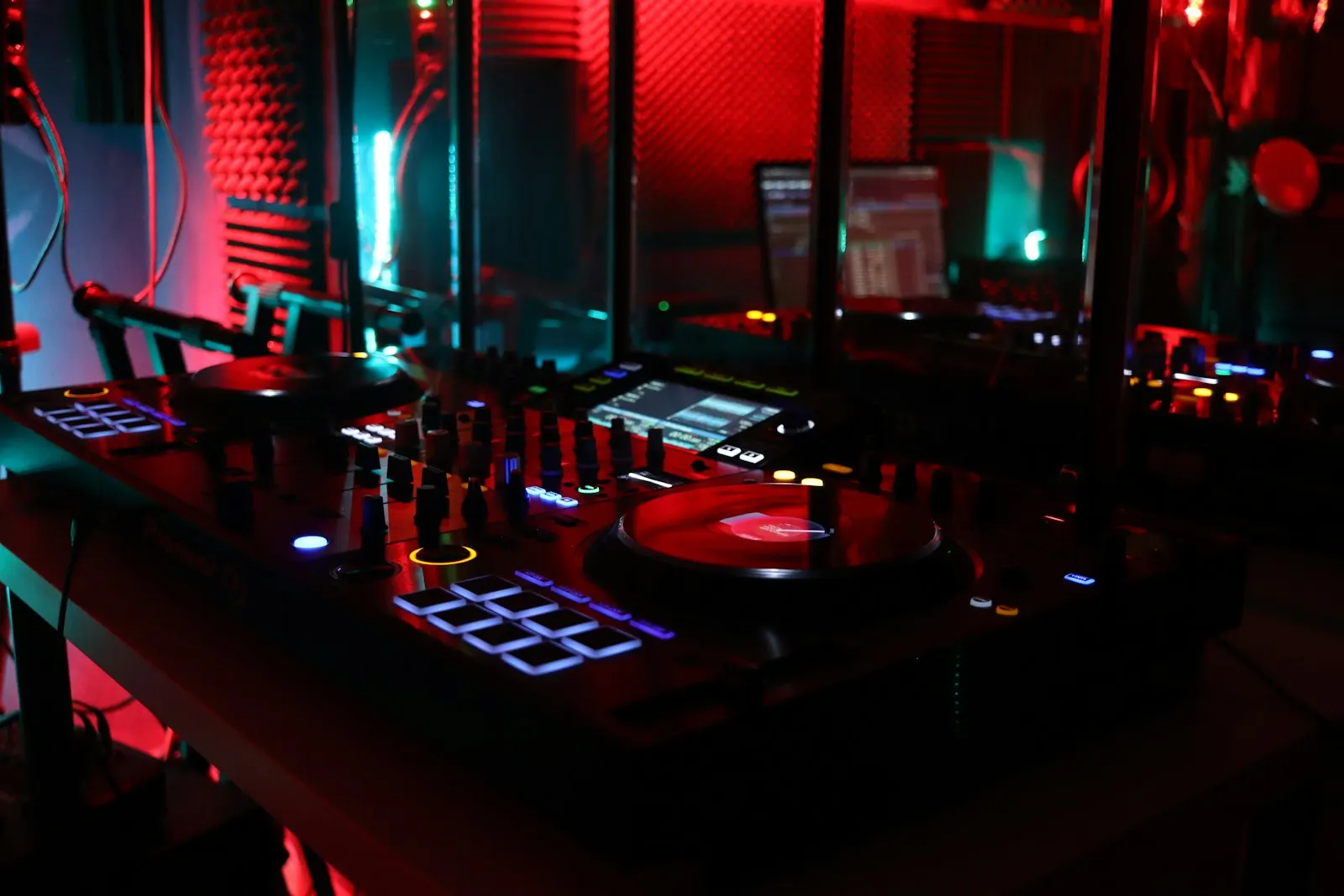 Empty venue interior before doors, the kind of room a brand activation DJ works in