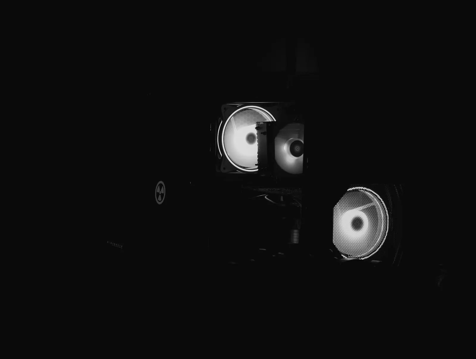 Dark club interior detail