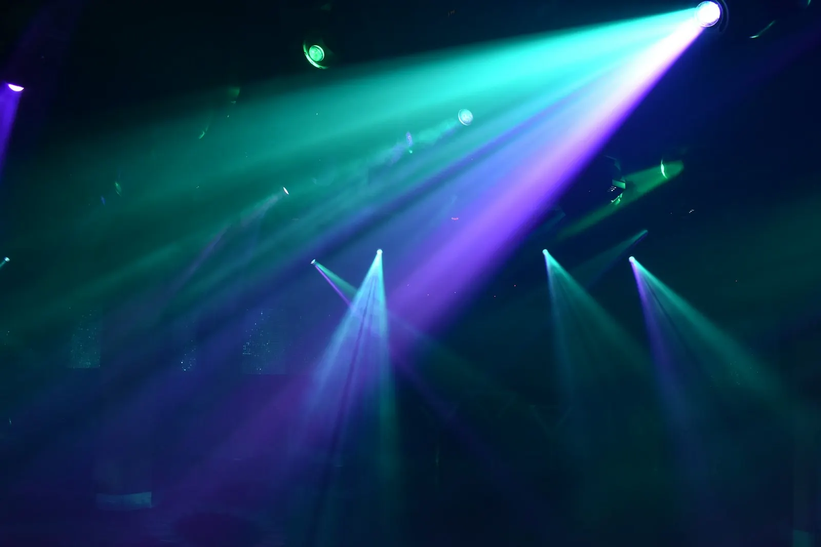 Dark club interior detail