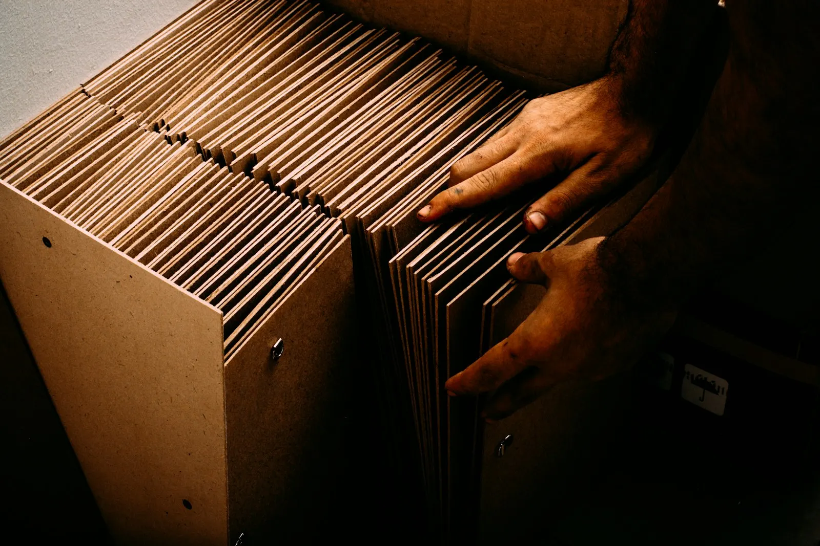Dark club interior detail