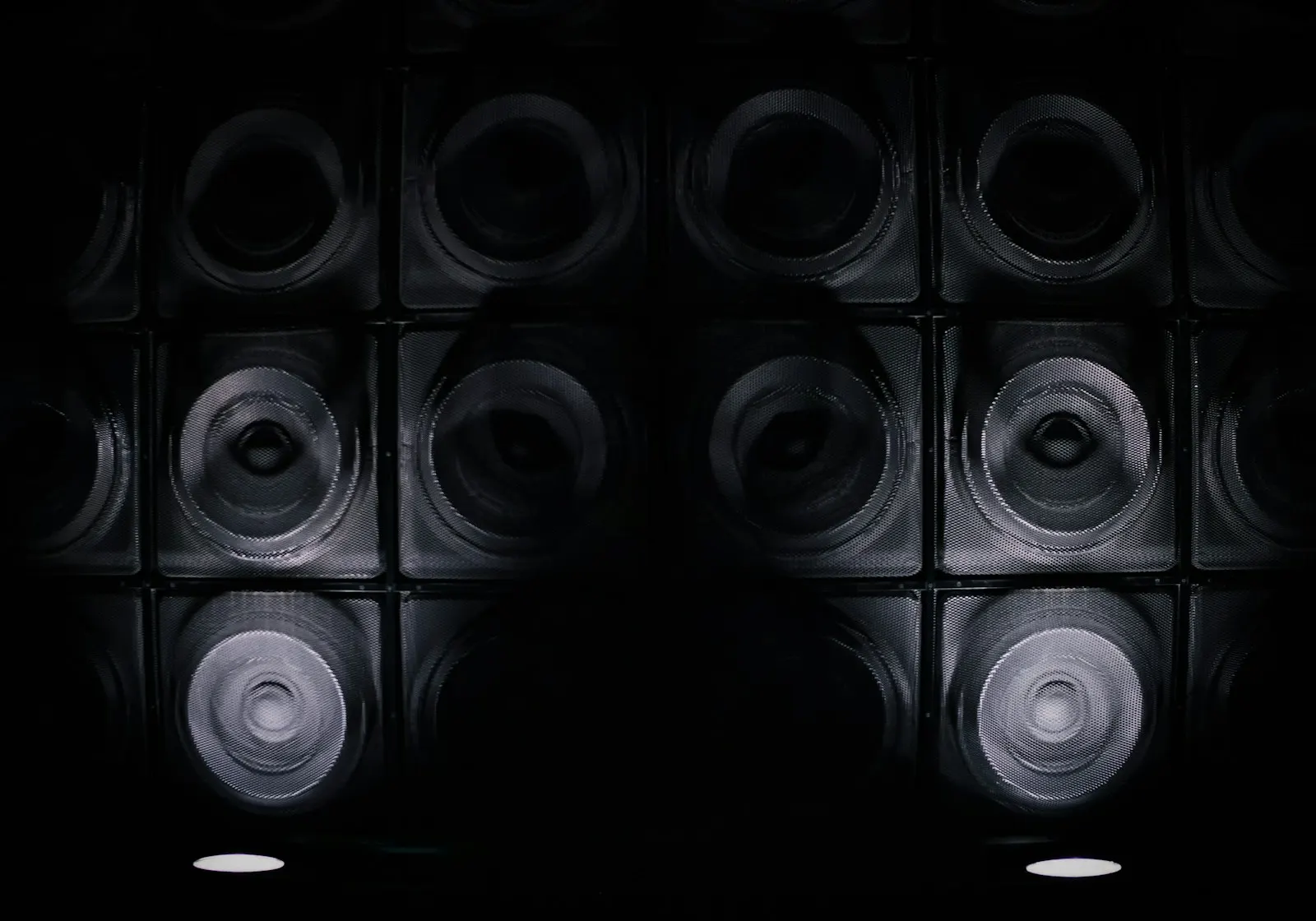 Dark club interior detail