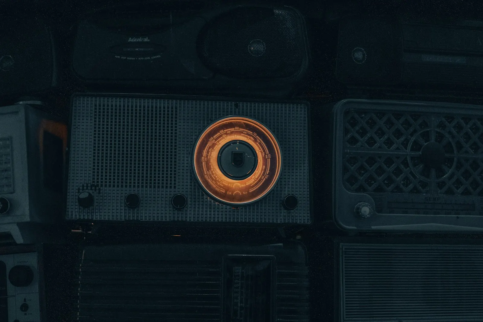 Dark club interior detail