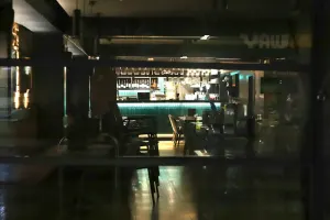 Dark club interior detail