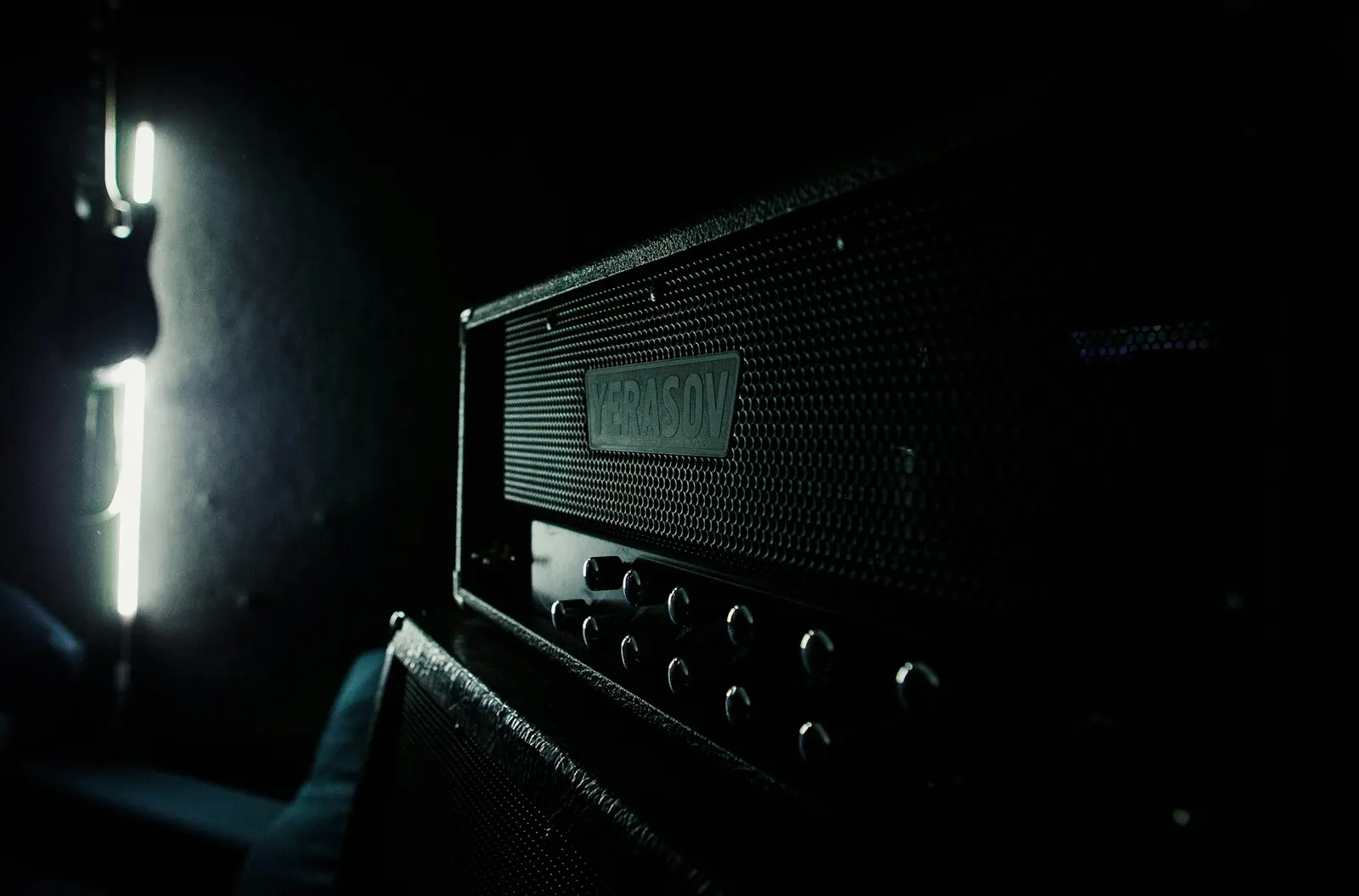 Dark club interior detail