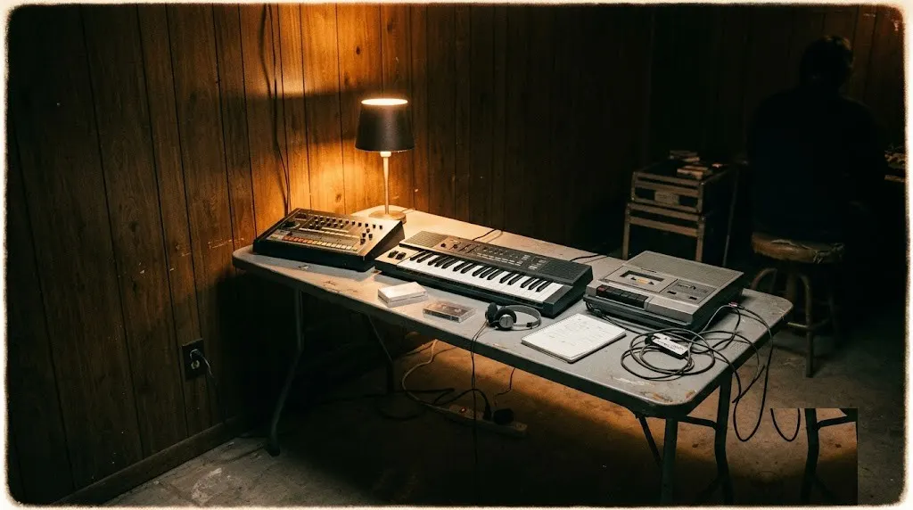 A Detroit basement studio