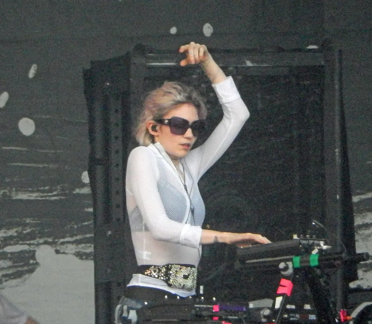 Grimes at Lollapalooza, 2016