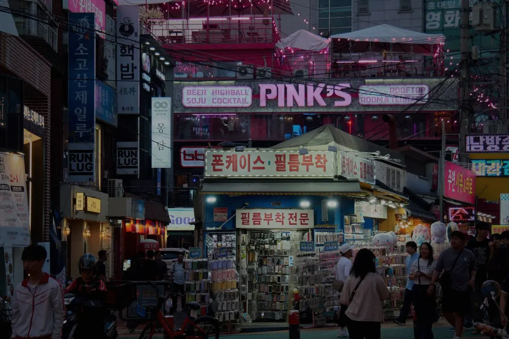 A Hongdae street