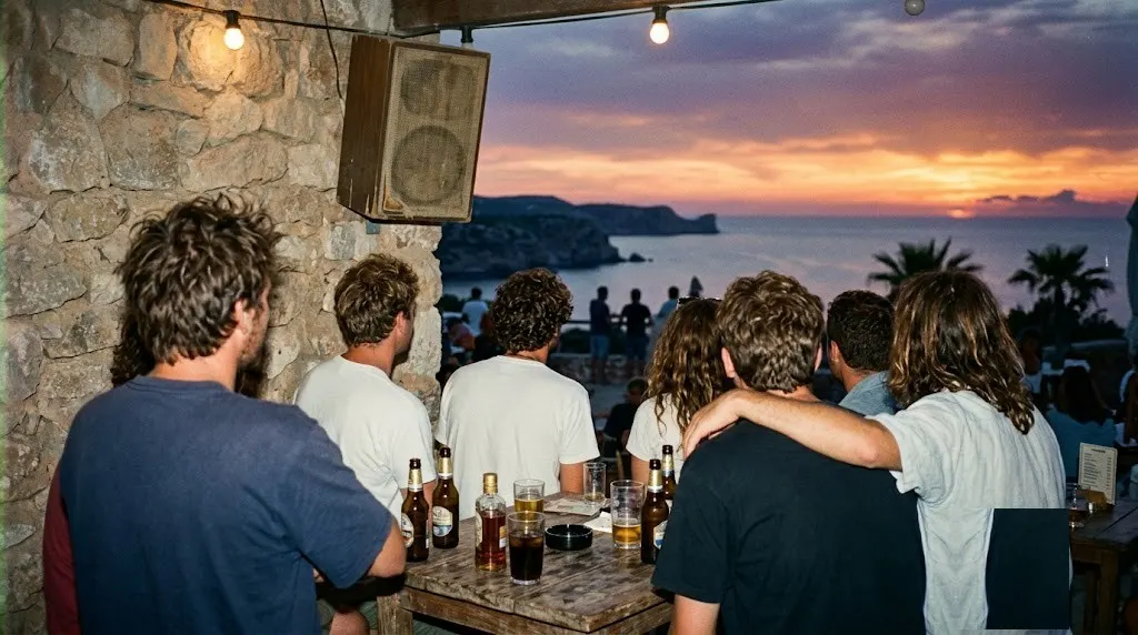 An Ibiza terrace, 1999