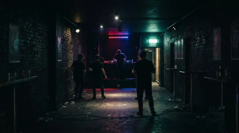 A long room at 4am
