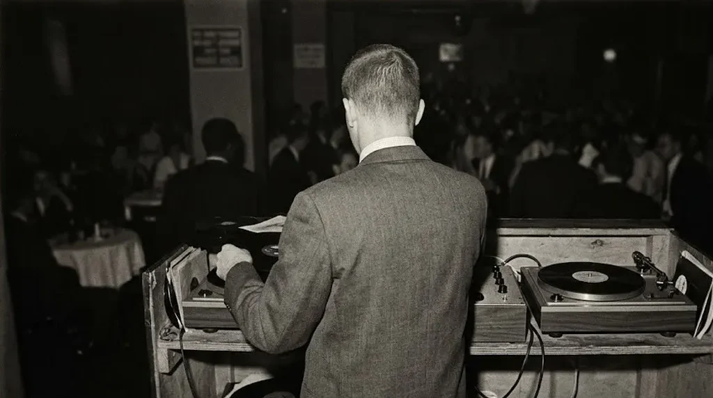 A New York club booth, 1965