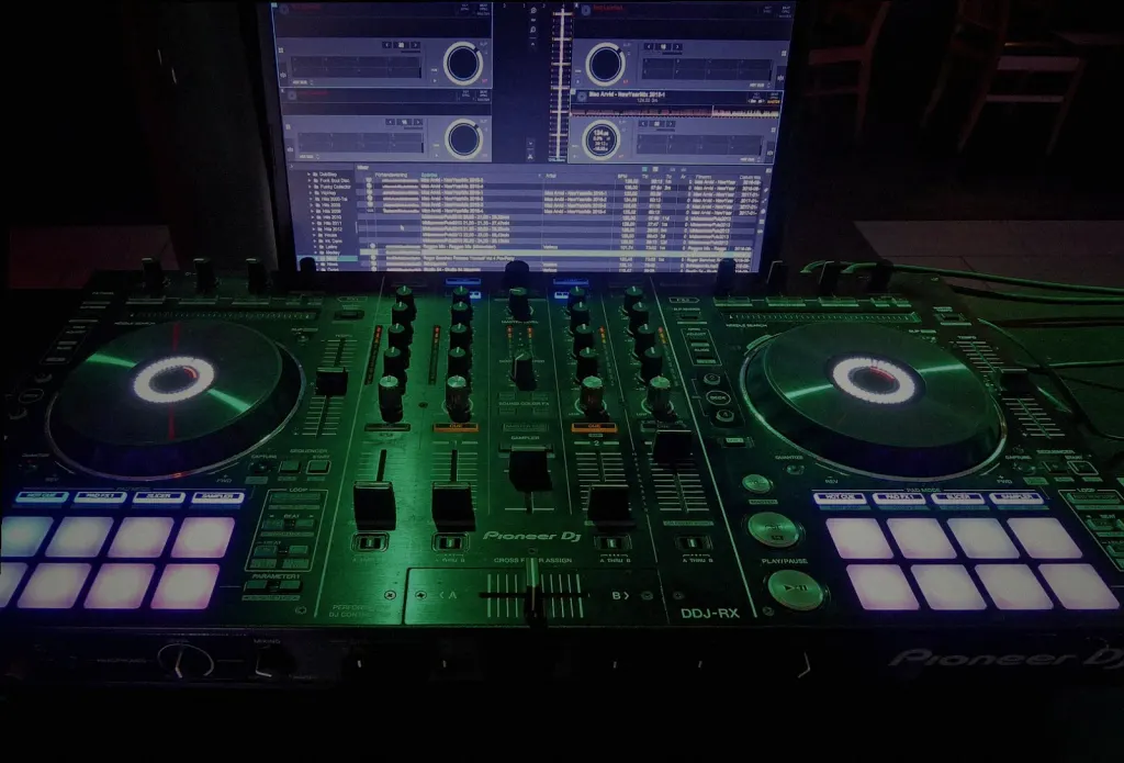 A Pioneer DDJ-RX controller