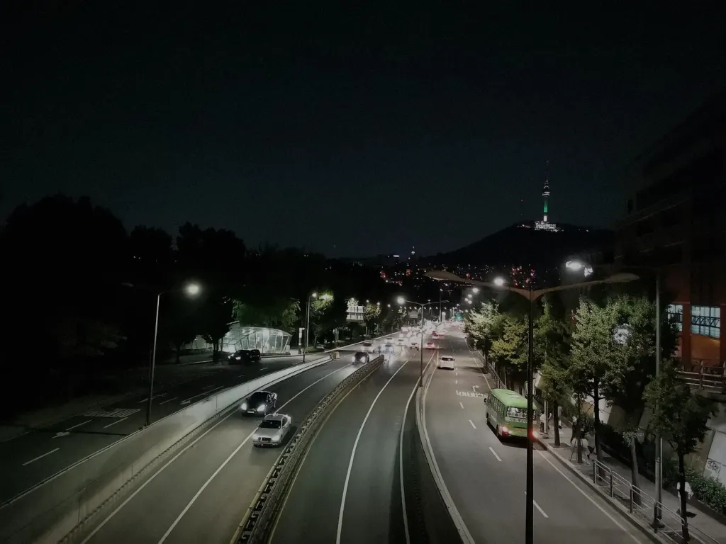 Itaewon at night
