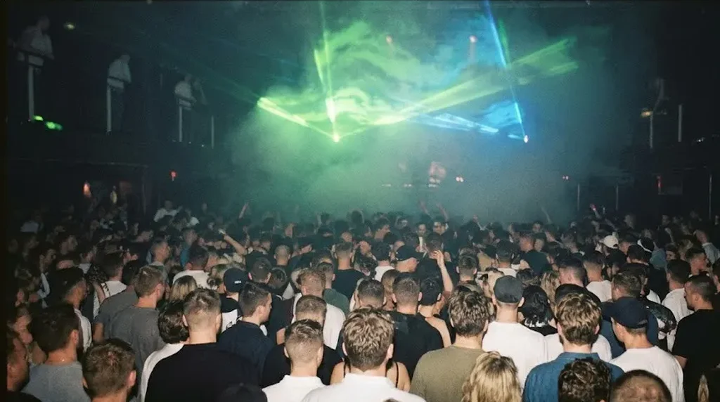 A UK club from the balcony