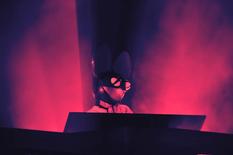deadmau5 performing at Red Rocks Amphitheatre in 2017