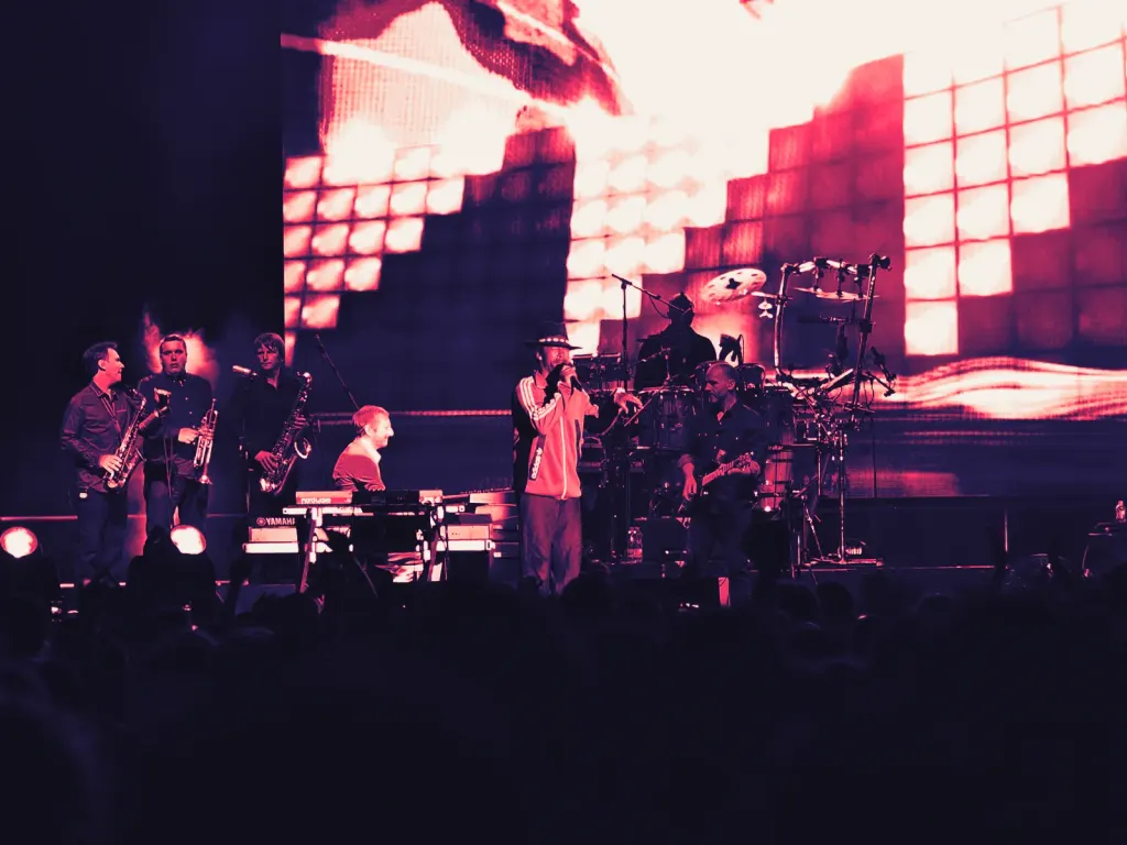 Jamiroquai performing at Arena Armeec in Sofia in June 2013