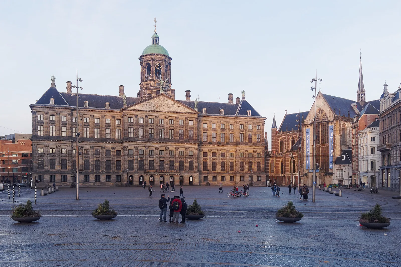 Dam Square in central Amsterdam