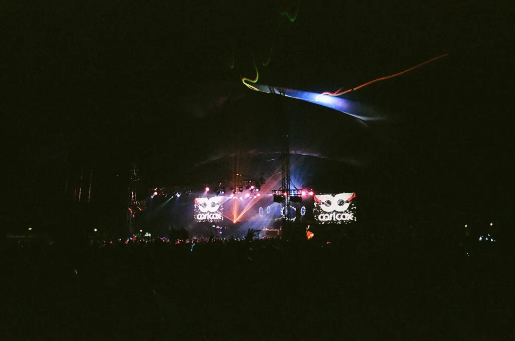 Carl Cox DJing at Bestival in 2009