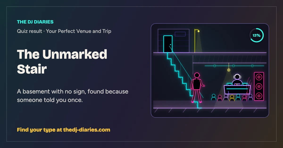 The Unmarked Stair result card