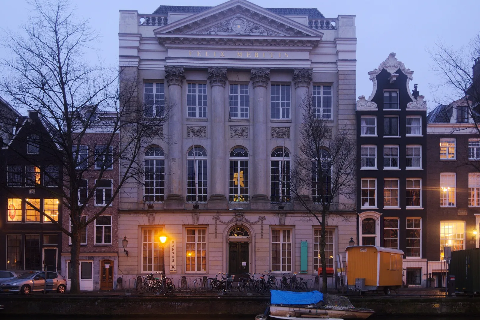 Felix Meritis, the Amsterdam canal side building that hosts the ADE conference