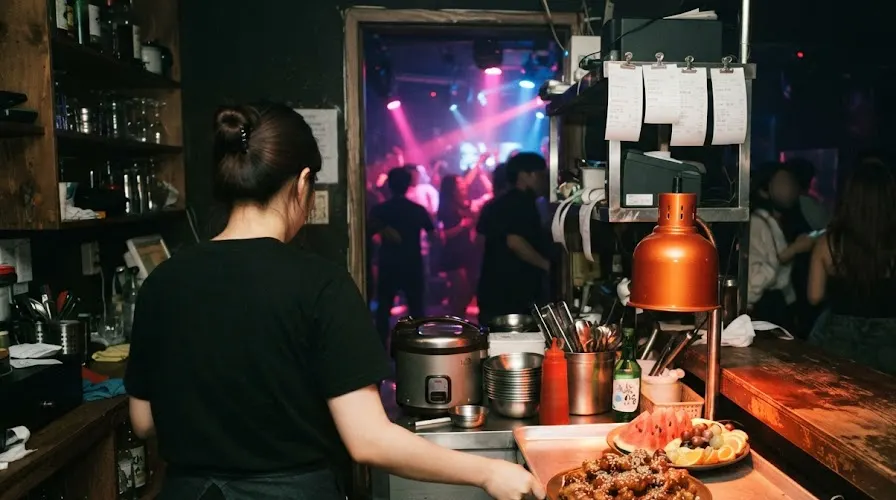 Why Seoul Clubs Have Kitchens, and Why the Sign Says No Dancing