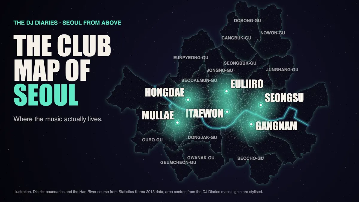 Seoul’s Club Map: Where the Music Actually Lives