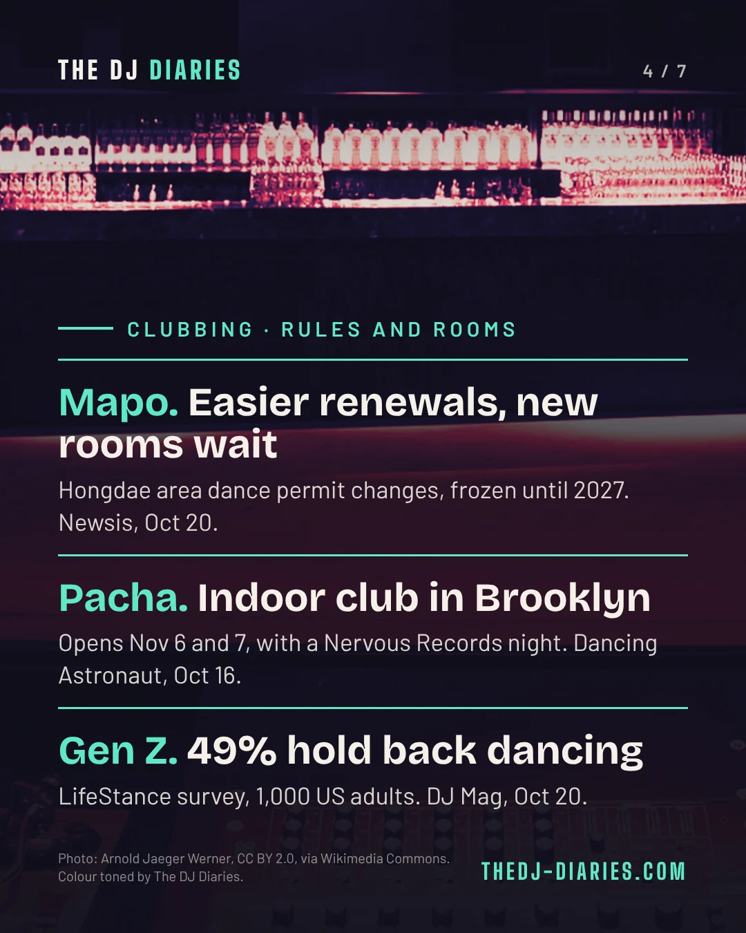 Carousel slide: Mapo eases renewals, Pacha opens in Brooklyn, Gen Z holds back on the dancefloor